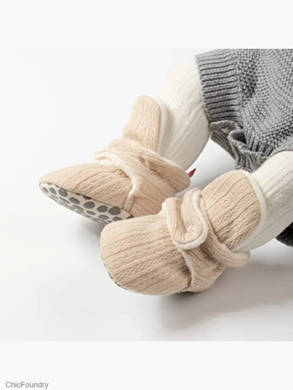 Newborn Baby Fleece Winter Booties First Walkers Slippers